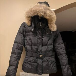 ❤️ Mark New York ANDREW MARC Down Jacket
Coat W/ Genuine Fur Hood Size Small❤️